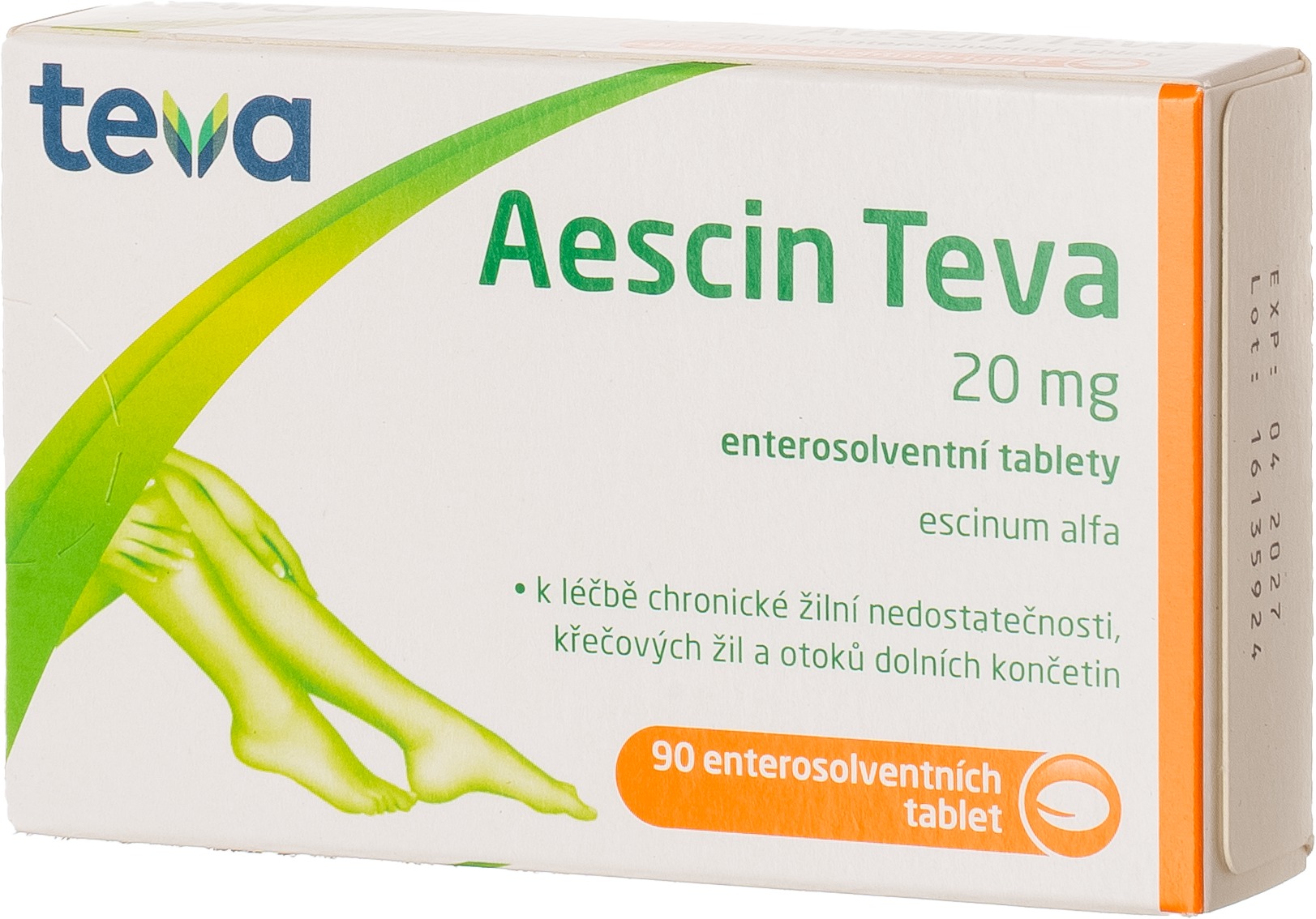 Aescin Teva 20 mg 90 tablet