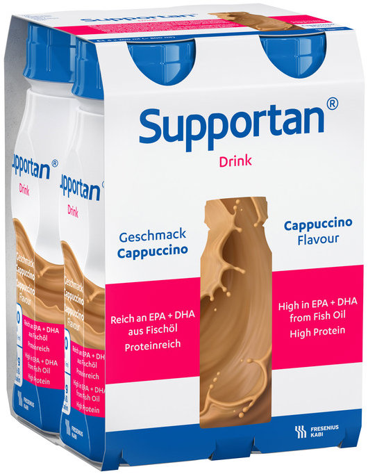 Supportan Drink cappuccino 4 × 200 ml