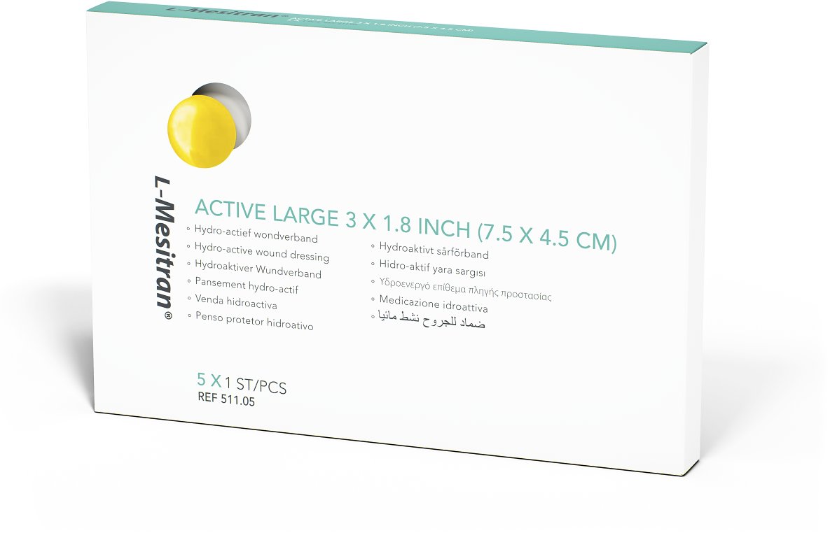 L-MESITRAN Active Large 7,5 × 4,5 cm, 5 ks