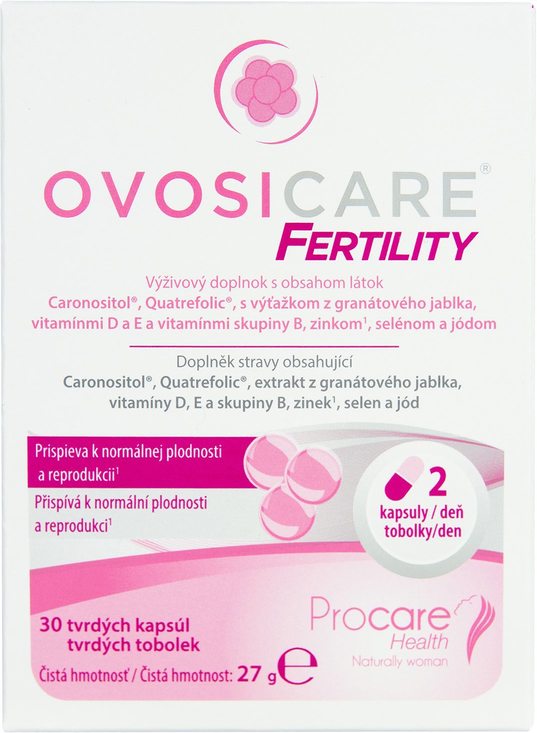 Ovosicare Fertility 30 tobolek