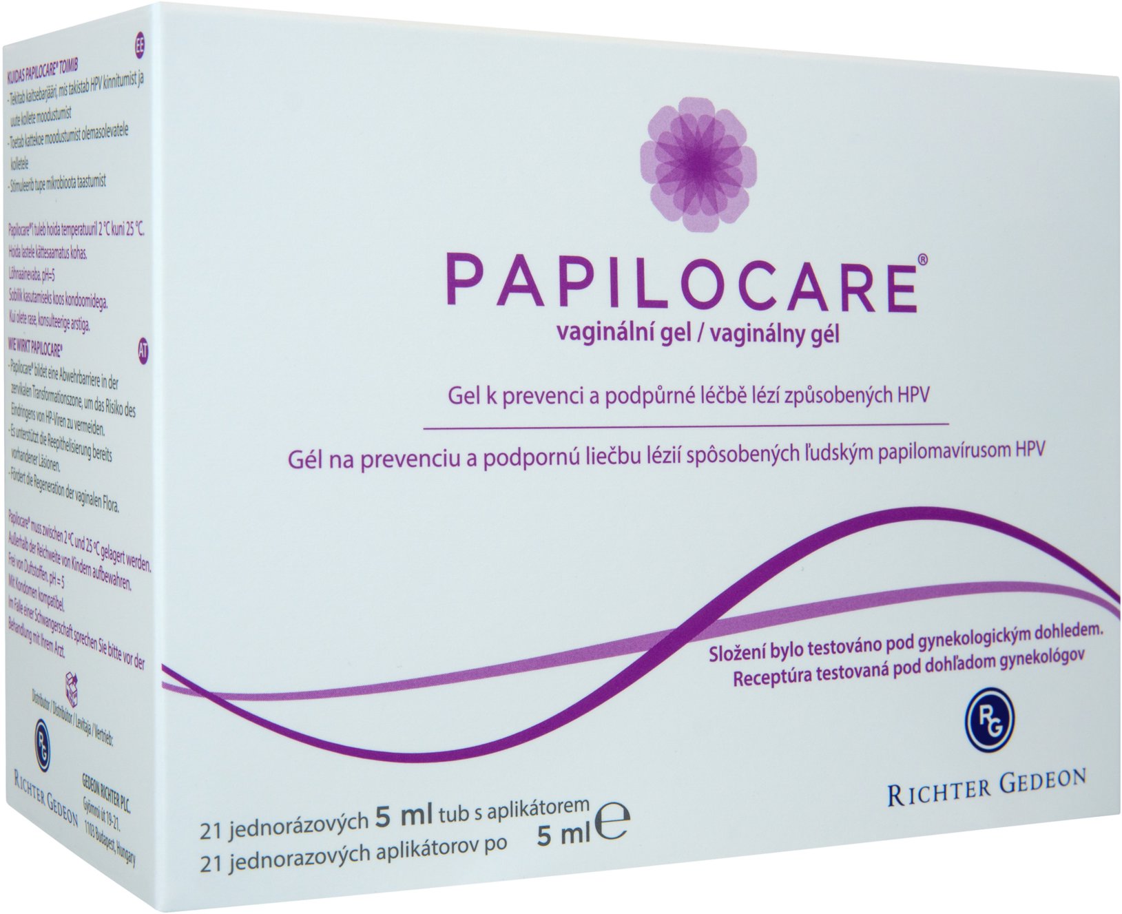 Papilocare Vaginální gel 21 × 5 ml