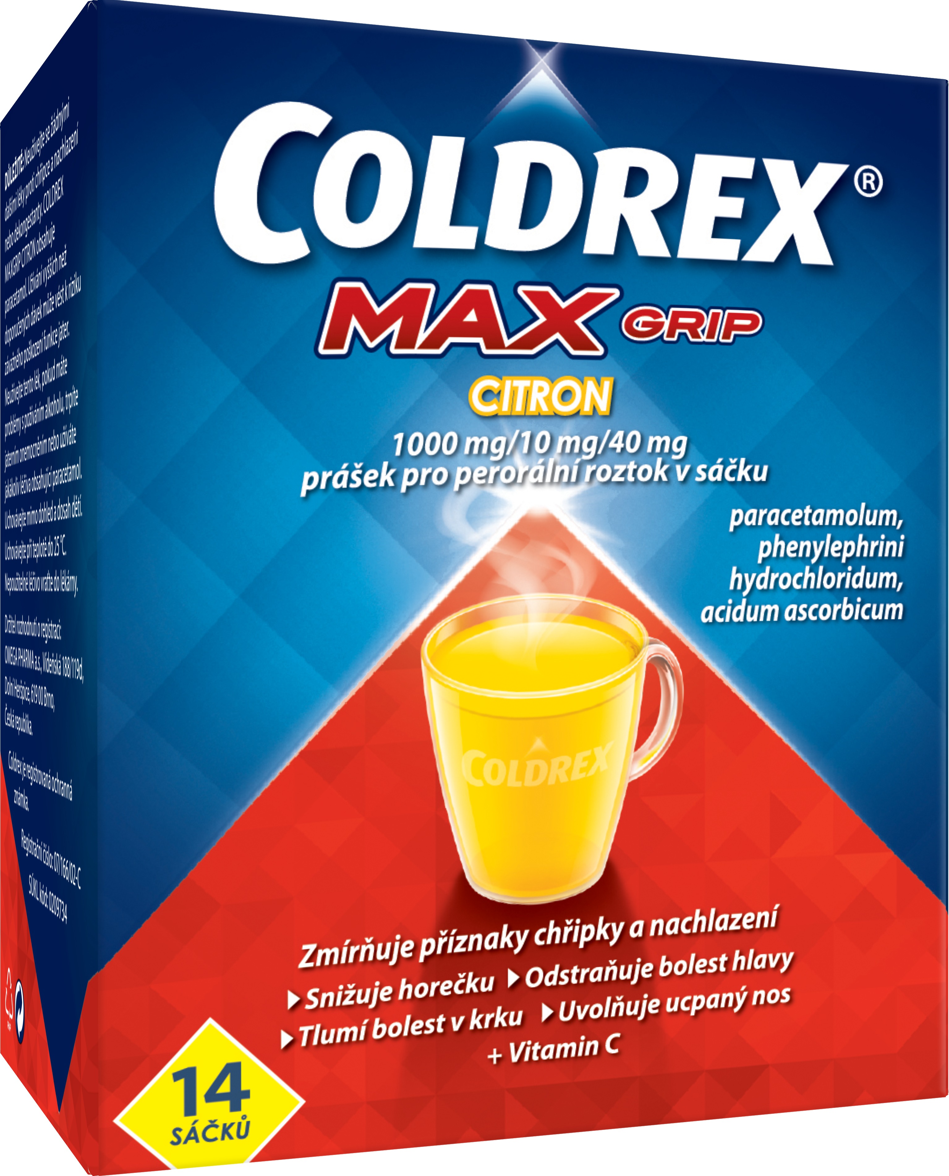 Coldrex MaxGrip Citron 14 sáčků