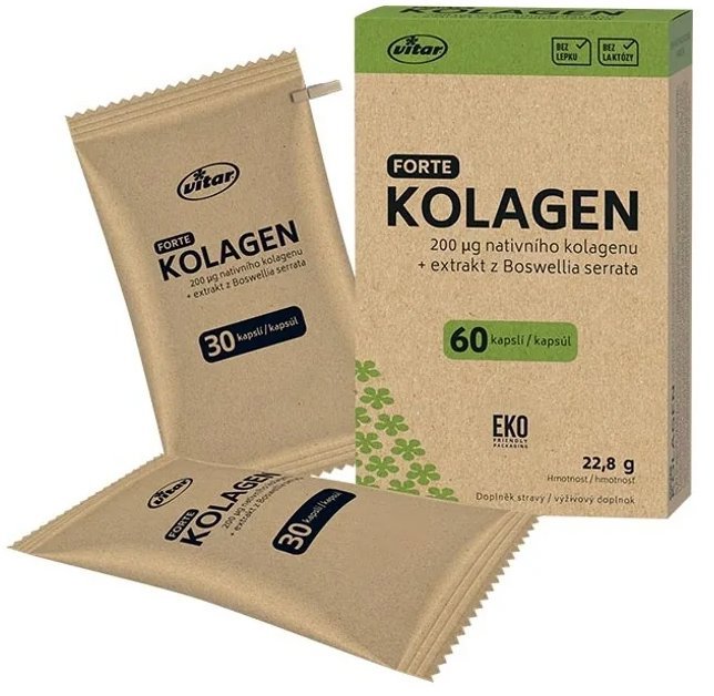 Vitar EKO Kolagen Forte 60 kapslí