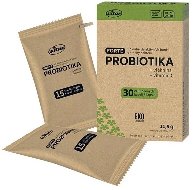 Vitar EKO Probiotika Forte 30 kapslí