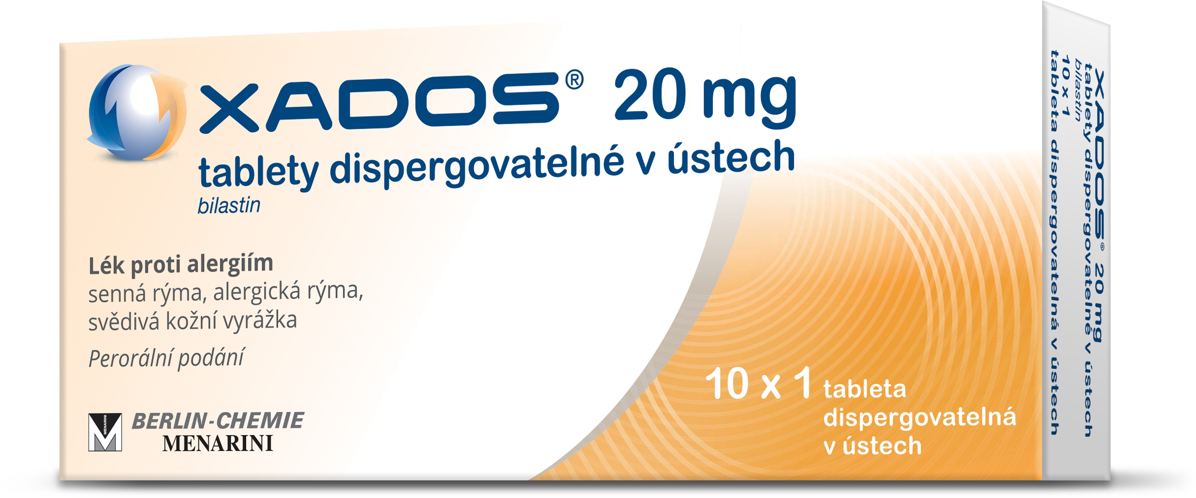 Xados 20 mg, 10 tablet dispergovatelných v ústech