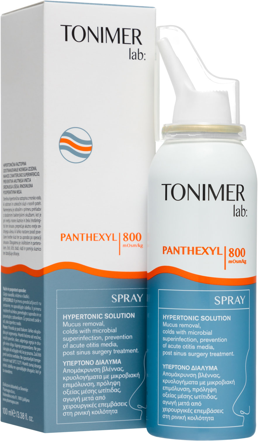 TONIMER lab Panthexyl sprej 800 mOsm/kg 100 ml