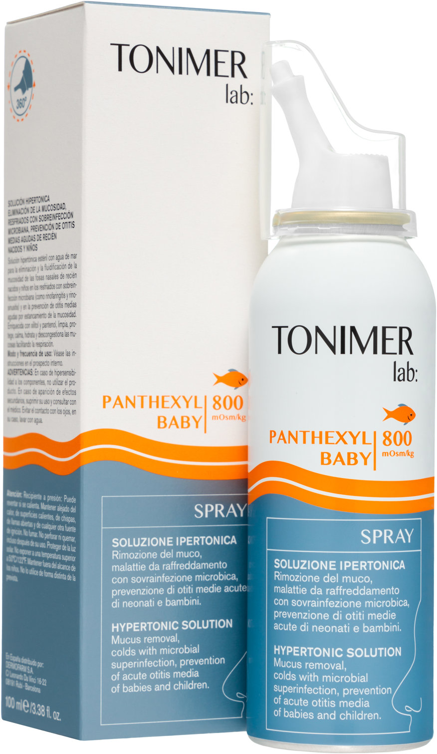 TONIMER lab Panthexyl Baby sprej 800 mOsm/kg 100 ml
