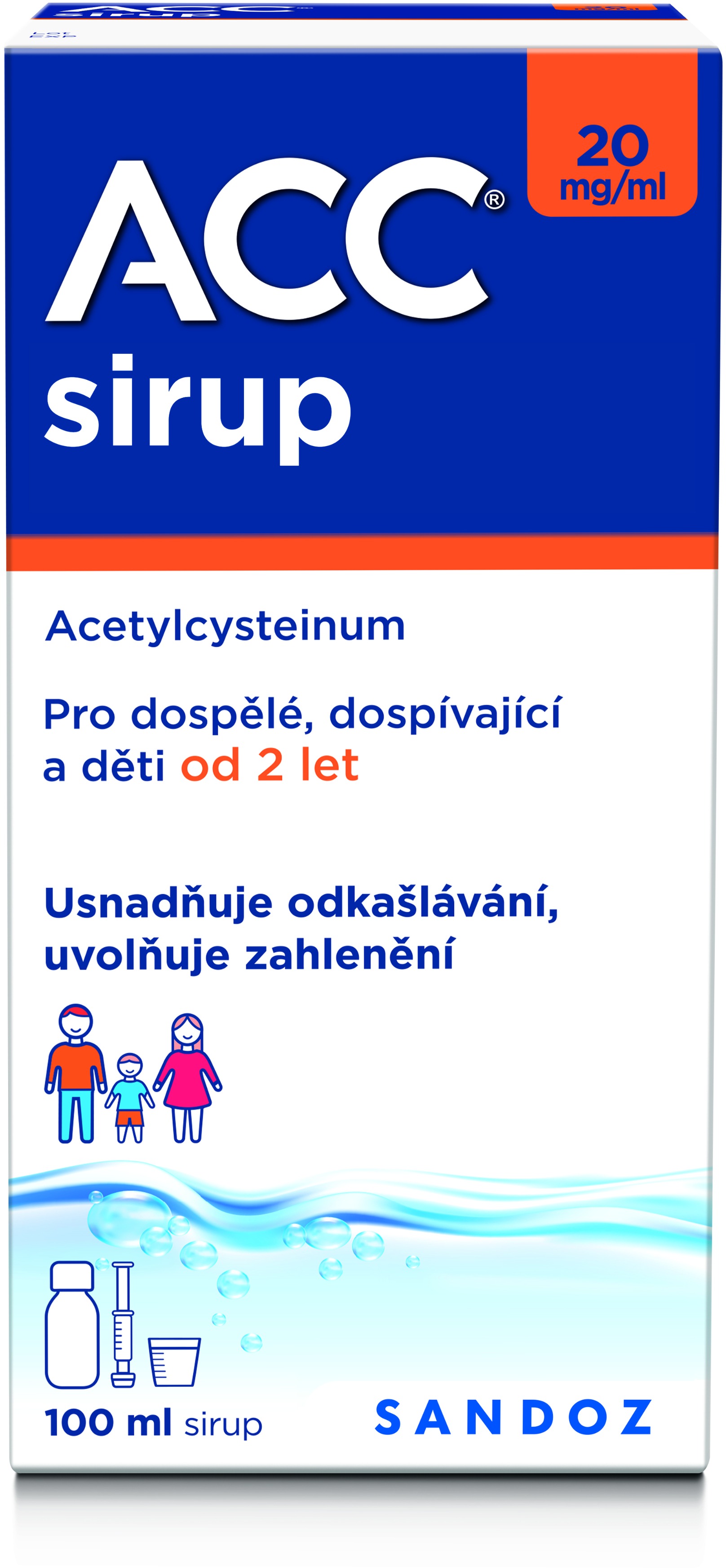ACC 20 mg/ml sirup 100 ml