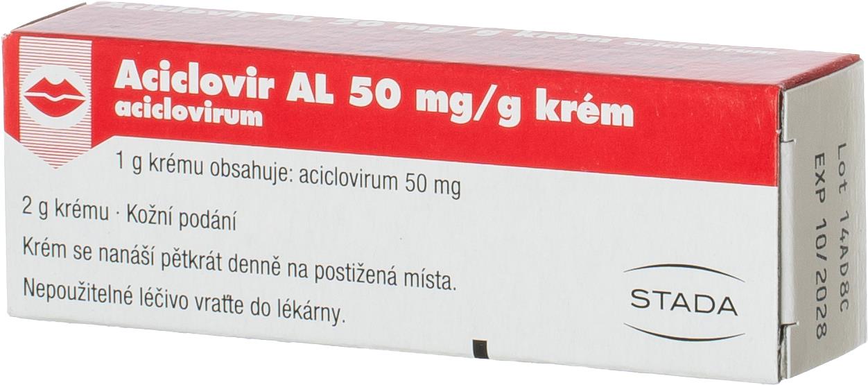 Aciclovir AL 50 mg/g krém 2 g