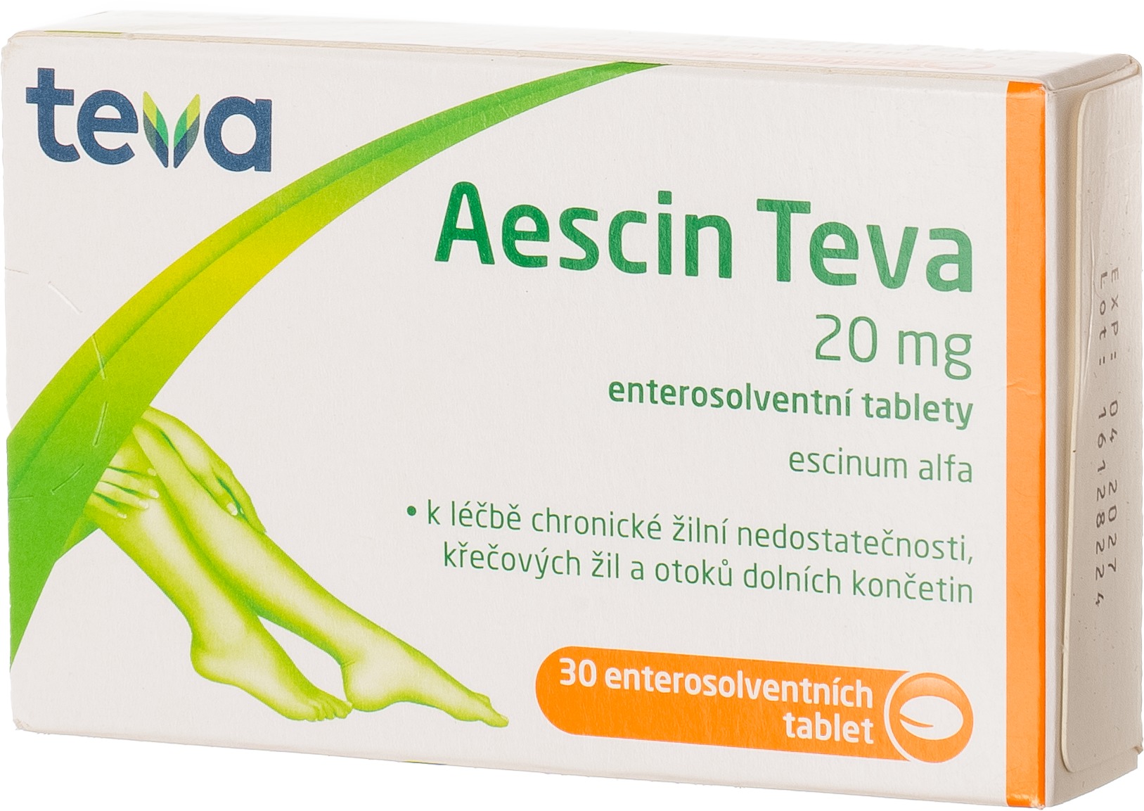 Aescin Teva 20 mg 30 tablet