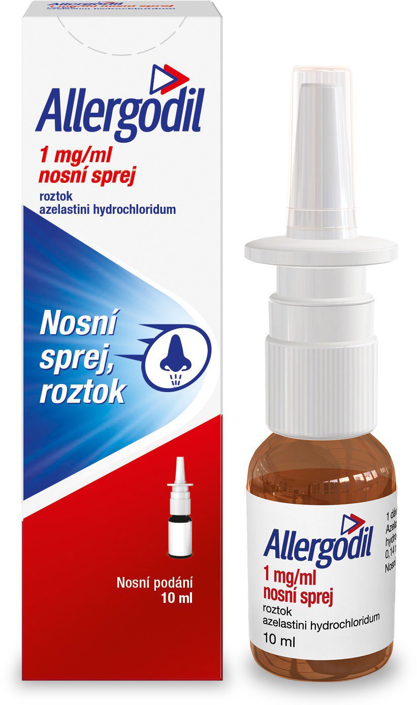 Allergodil 1 mg/ml nosní sprej 10 ml