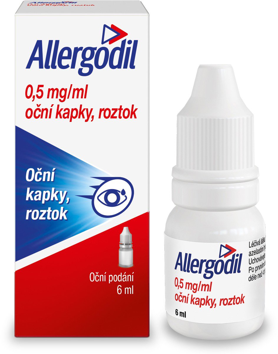 Allergodil 0,5 mg/ml oční kapky 6 ml