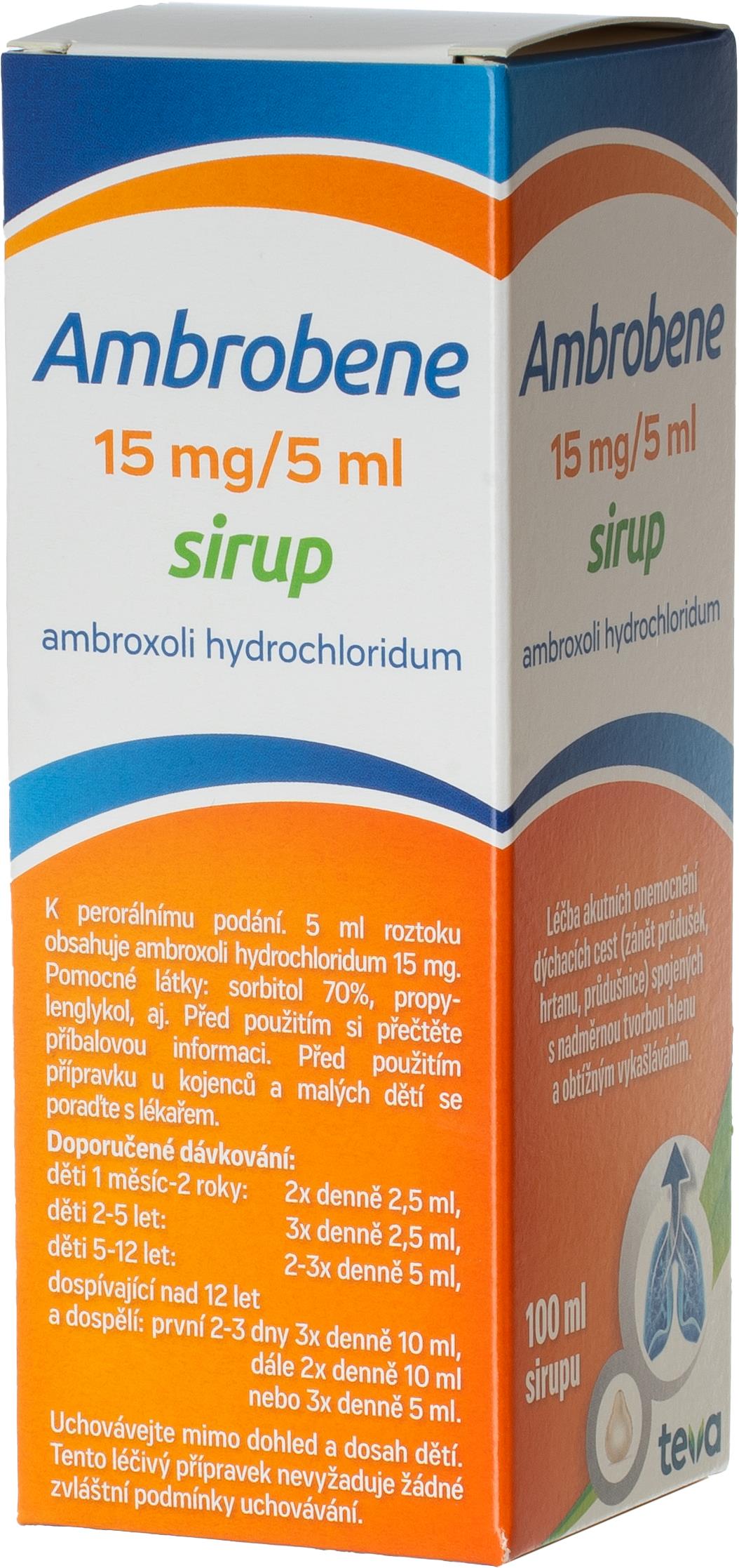 Ambrobene 15 mg/5 ml sirup 100 ml