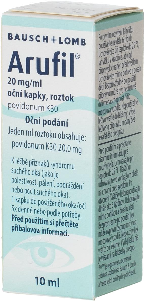 Arufil 20 mg/ml oční kapky 10 ml