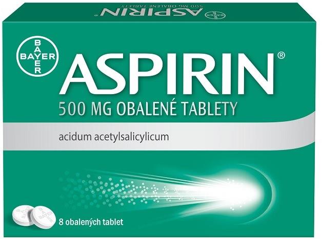 Aspirin 500 mg 8 obalených tablet