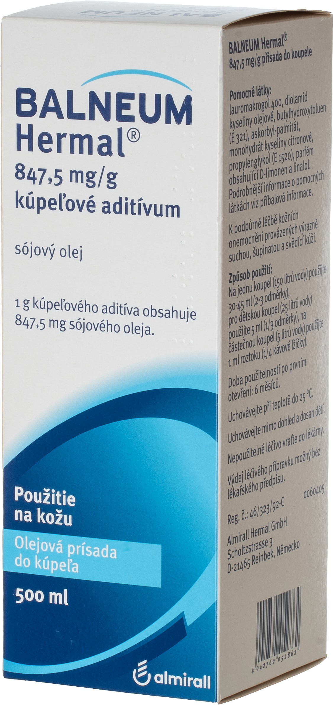 Balneum Hermal 0,8475G/ML přísada do koupele 500ML