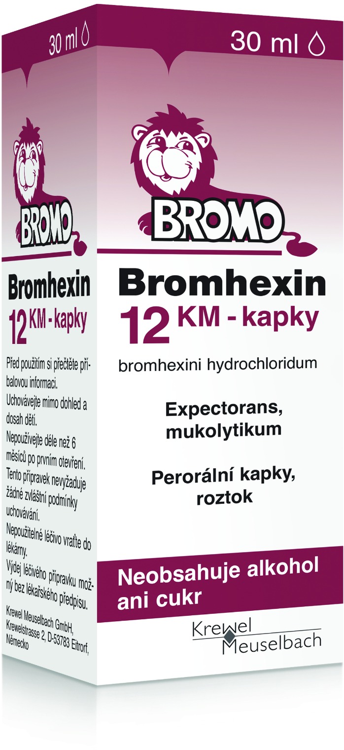Bromhexin 12 KM kapky 30 ml