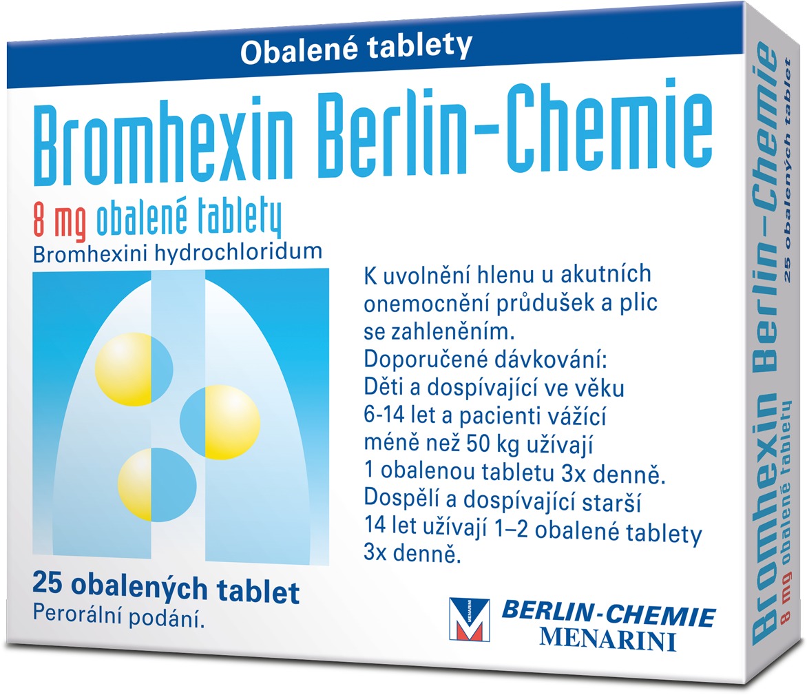 Bromhexin bc 8 Berlin-Chemie 25 tablet