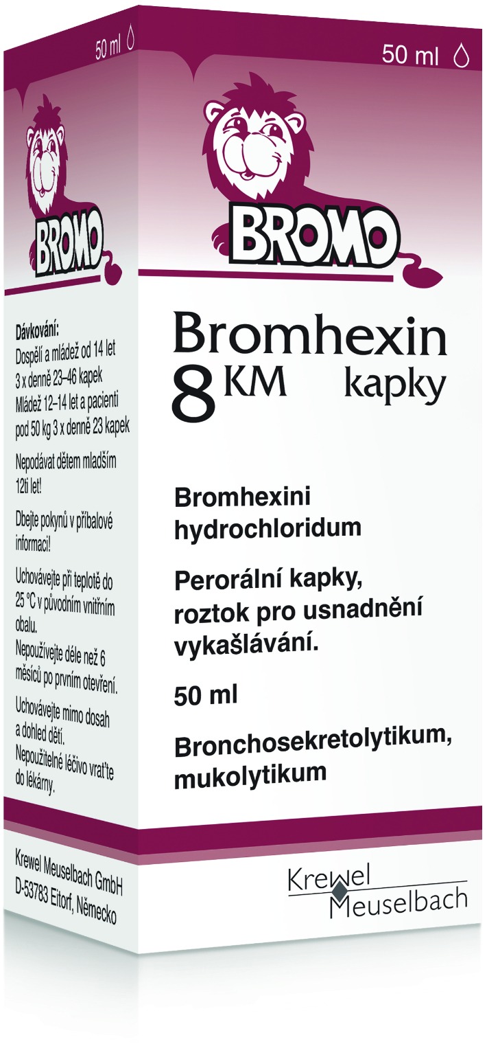 Bromhexin 8 KM kapky 50 ml