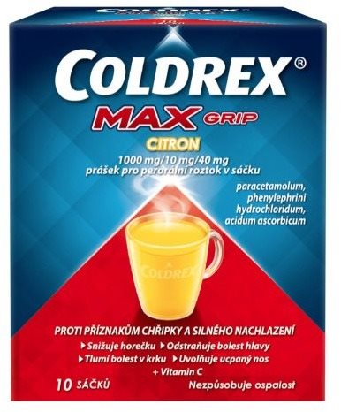 Coldrex MaxGrip Citron 10 sáčků
