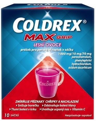 Coldrex MaxGrip Lesní ovoce 10 sáčků