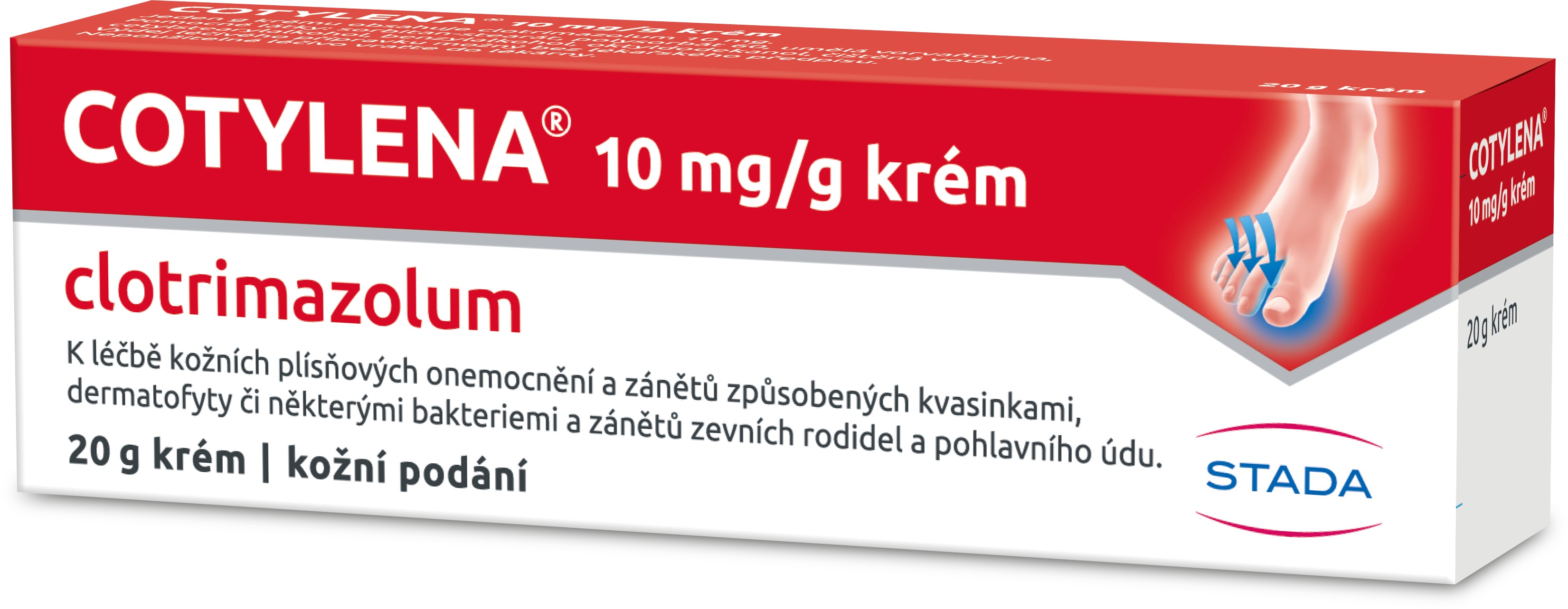 Cotylena 10 mg/g krém 20 g