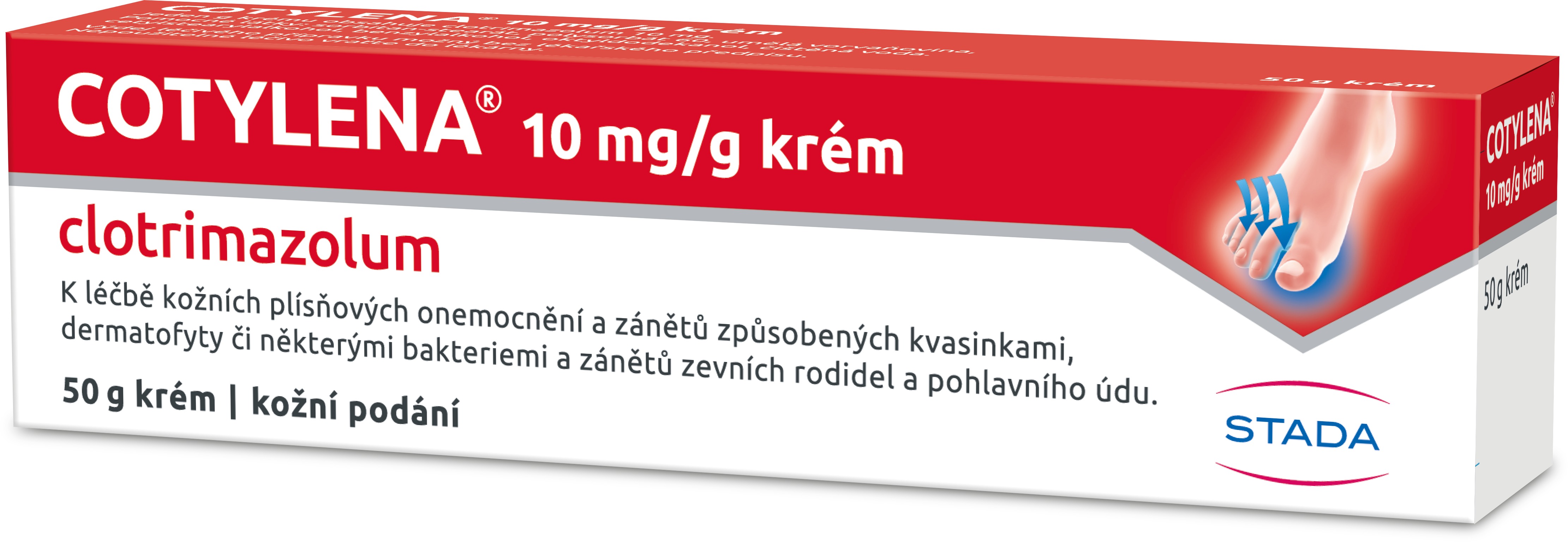 Cotylena 10 mg/g krém 50 g
