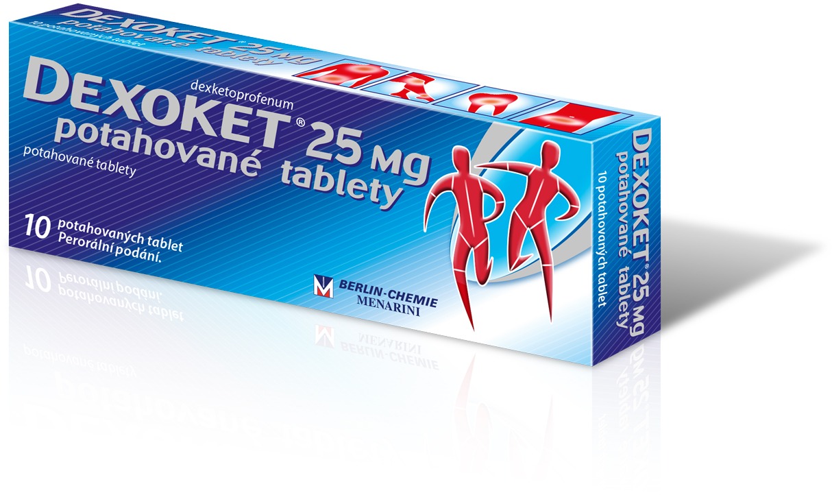 Dexoket 25 mg 10 tablet