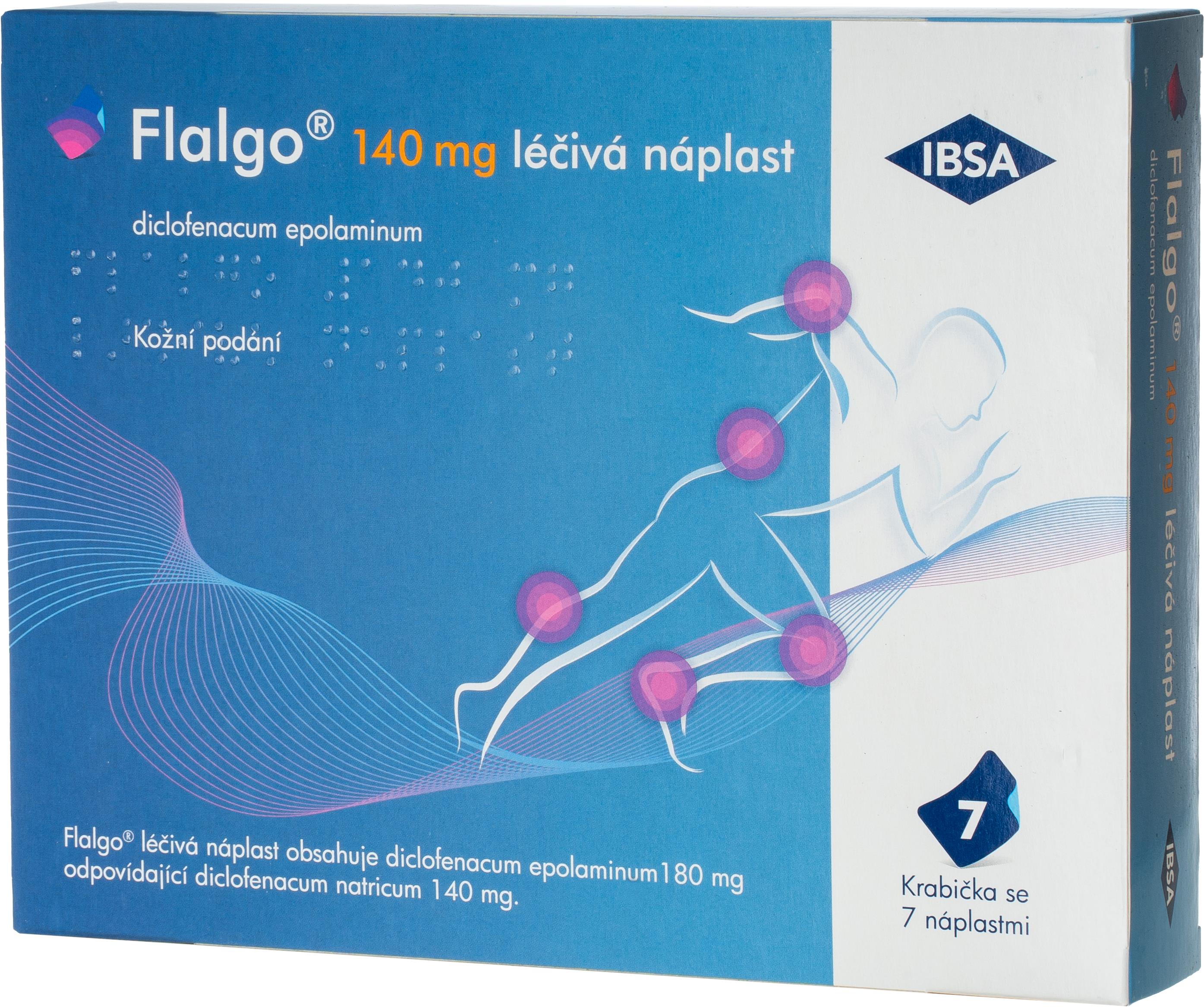 Flalgo 140 mg 7 náplastí