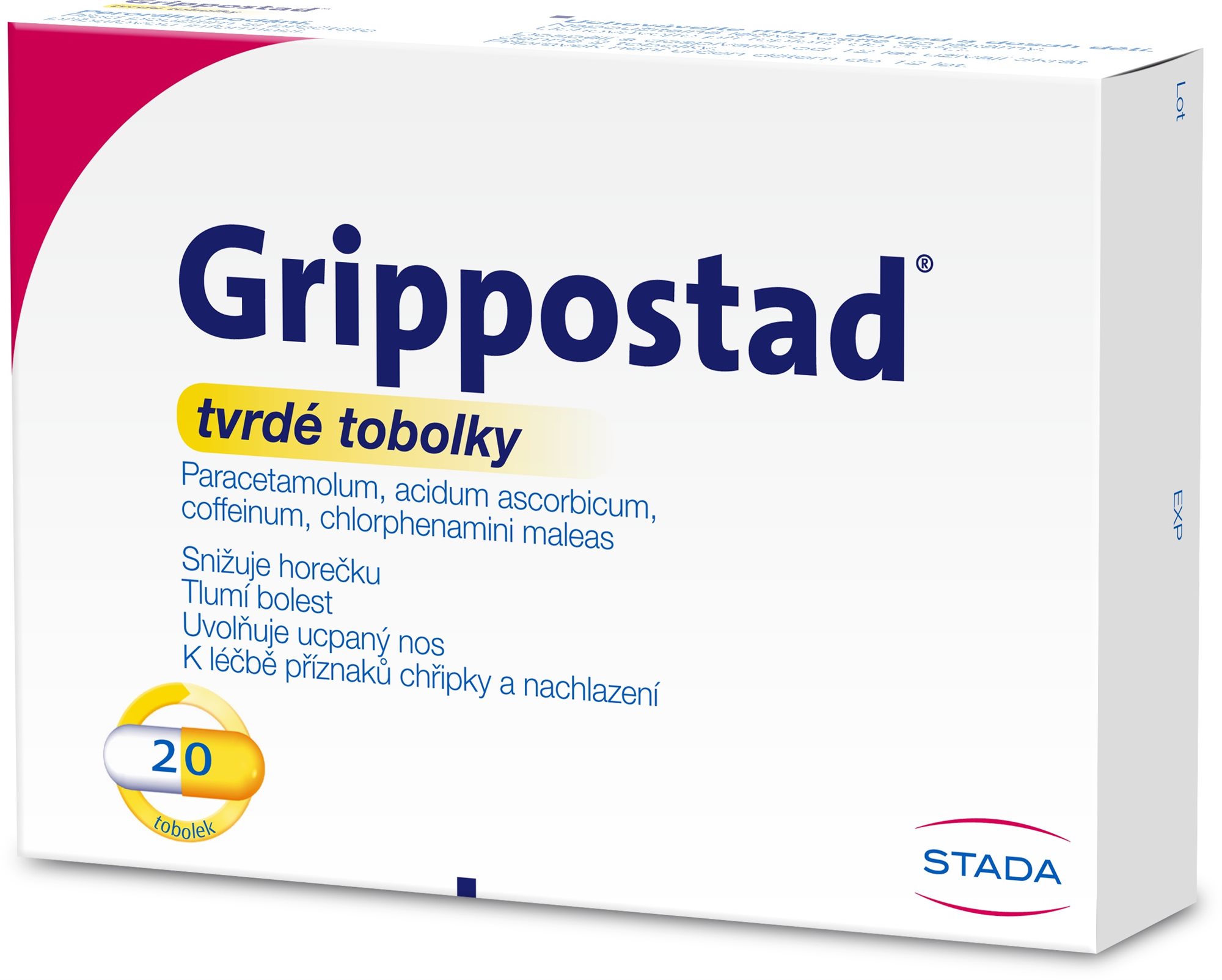 Grippostad 20 tvrdých tobolek