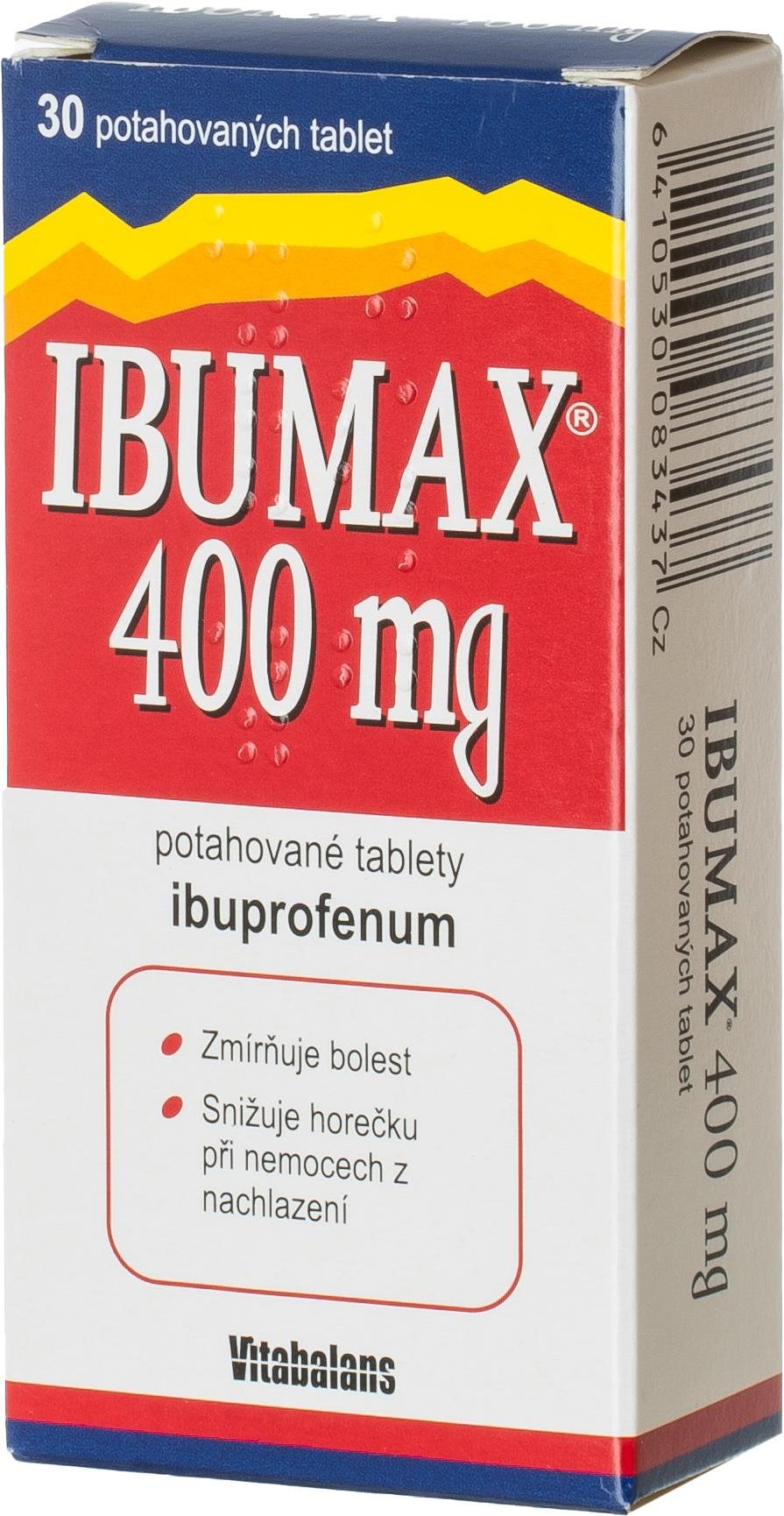 Ibumax 400 mg 30 tablet