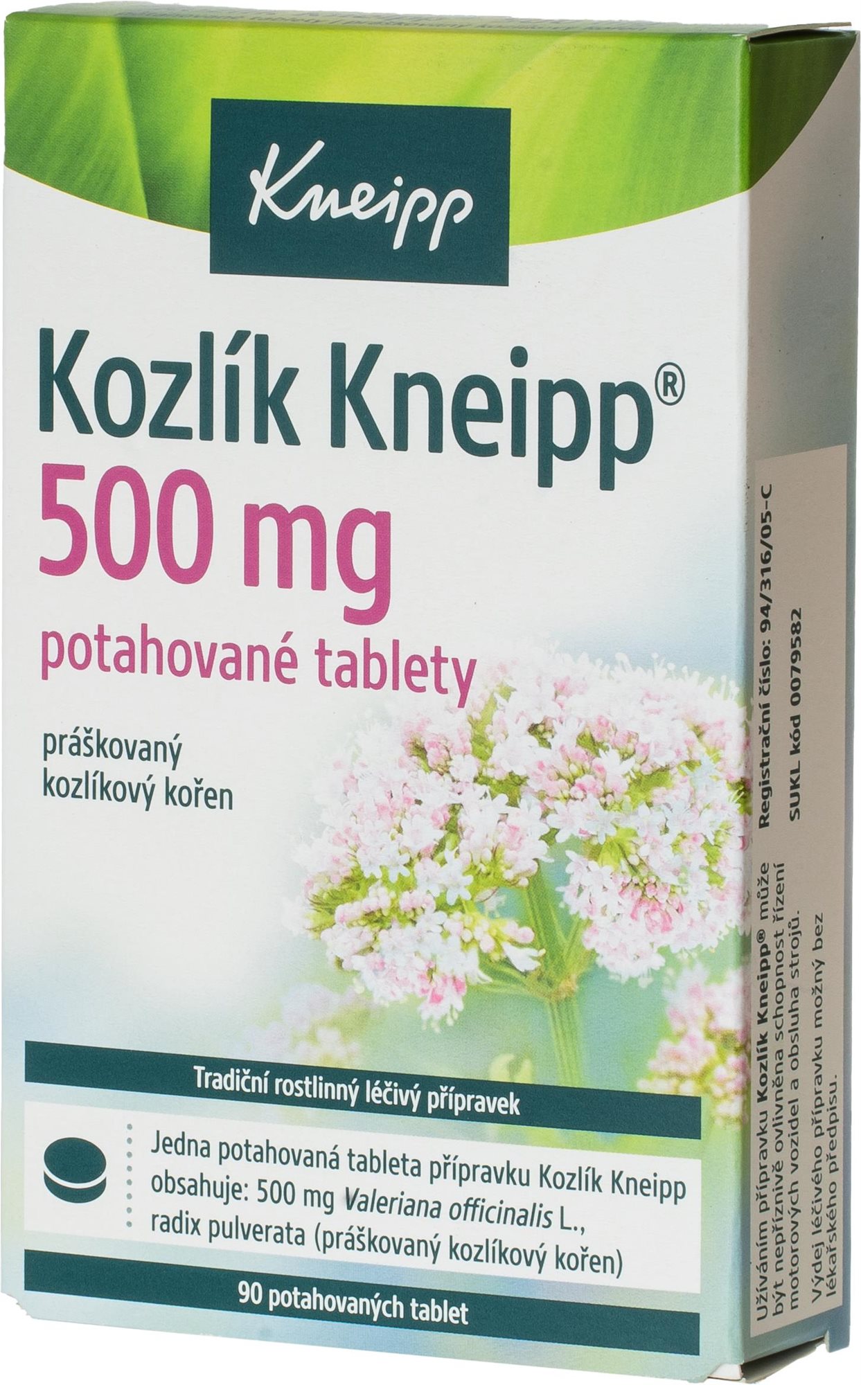Kneipp Kozlík 500 mg 90 potahovaných tablet