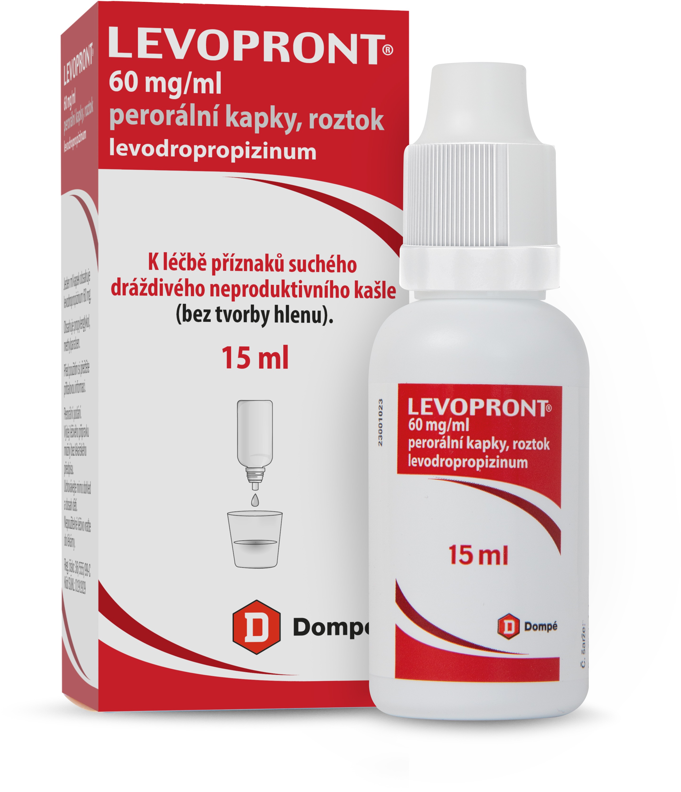 Levopront perorální kapky roztok 15 ml