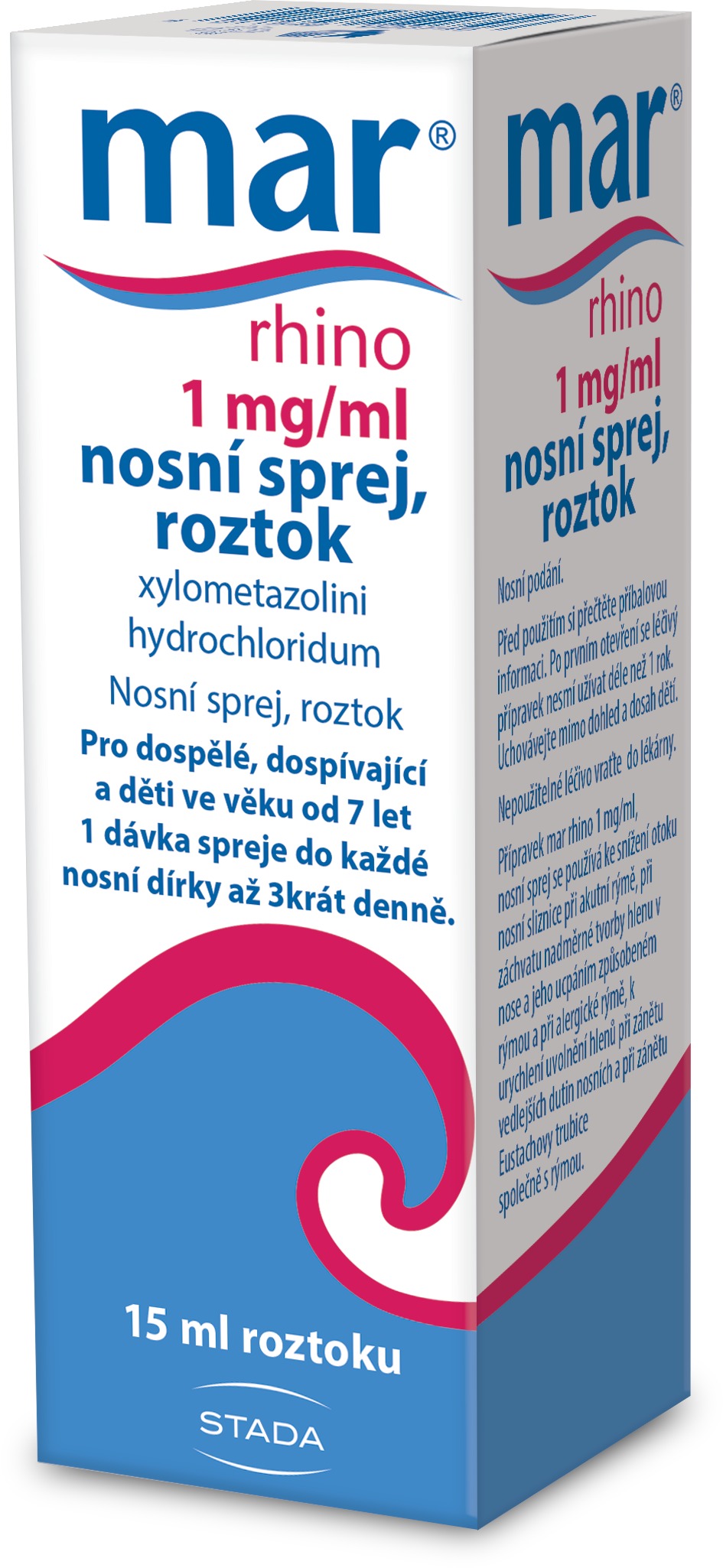 Mar rhino 1mg/ml nosní sprej 15 ml