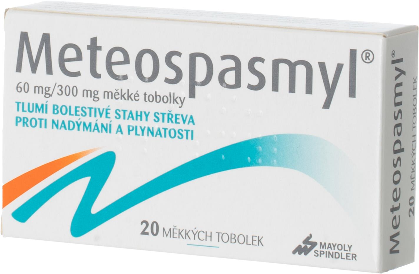 Meteospasmyl 60 mg/300 mg 20 měkkých tobolek