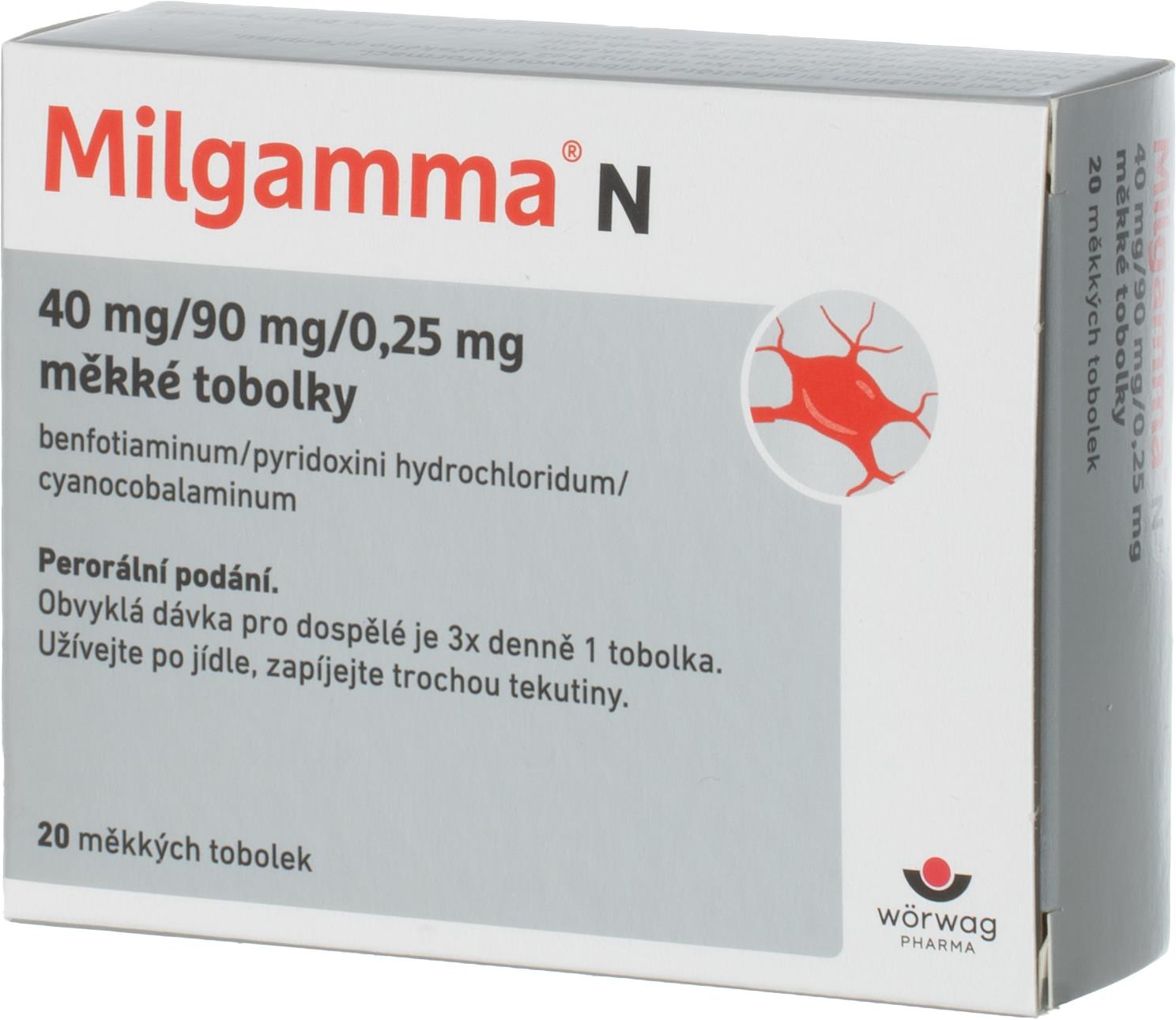 Milgamma N 20 měkkých tobolek