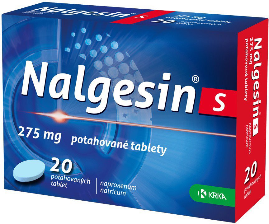 Nalgesin S 275 mg 20 potahovaných tablet