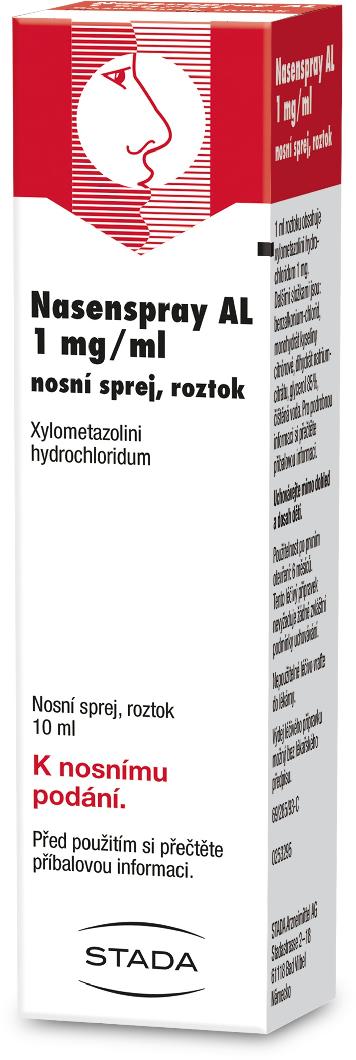 Nasenspray AL 1mg/ml nosní sprej 10 ml