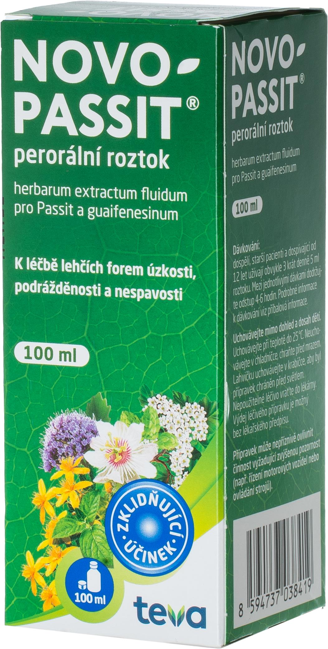 Novo-passit roztok 100 ml