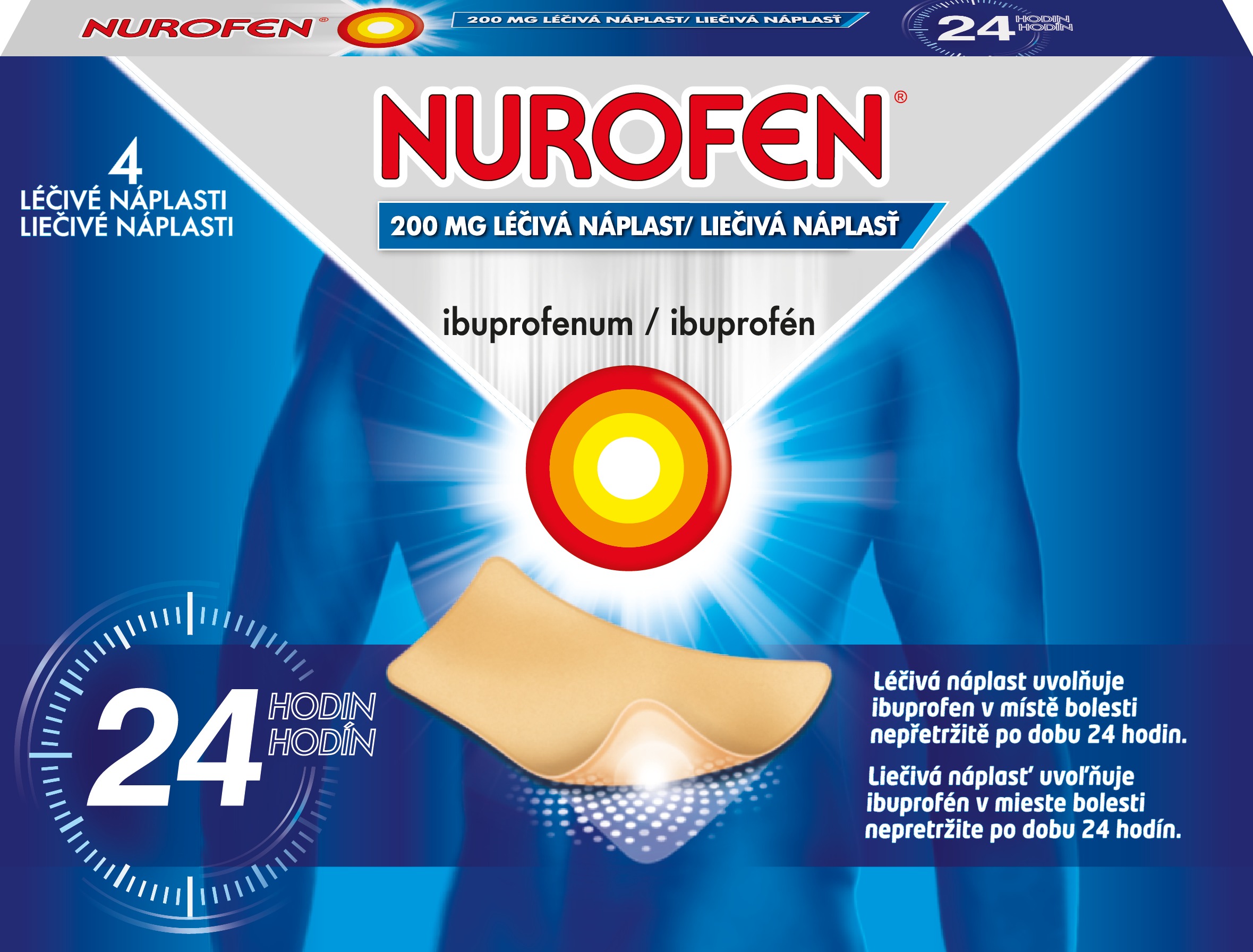 Nurofen 200 mg léčivá náplast 4 ks