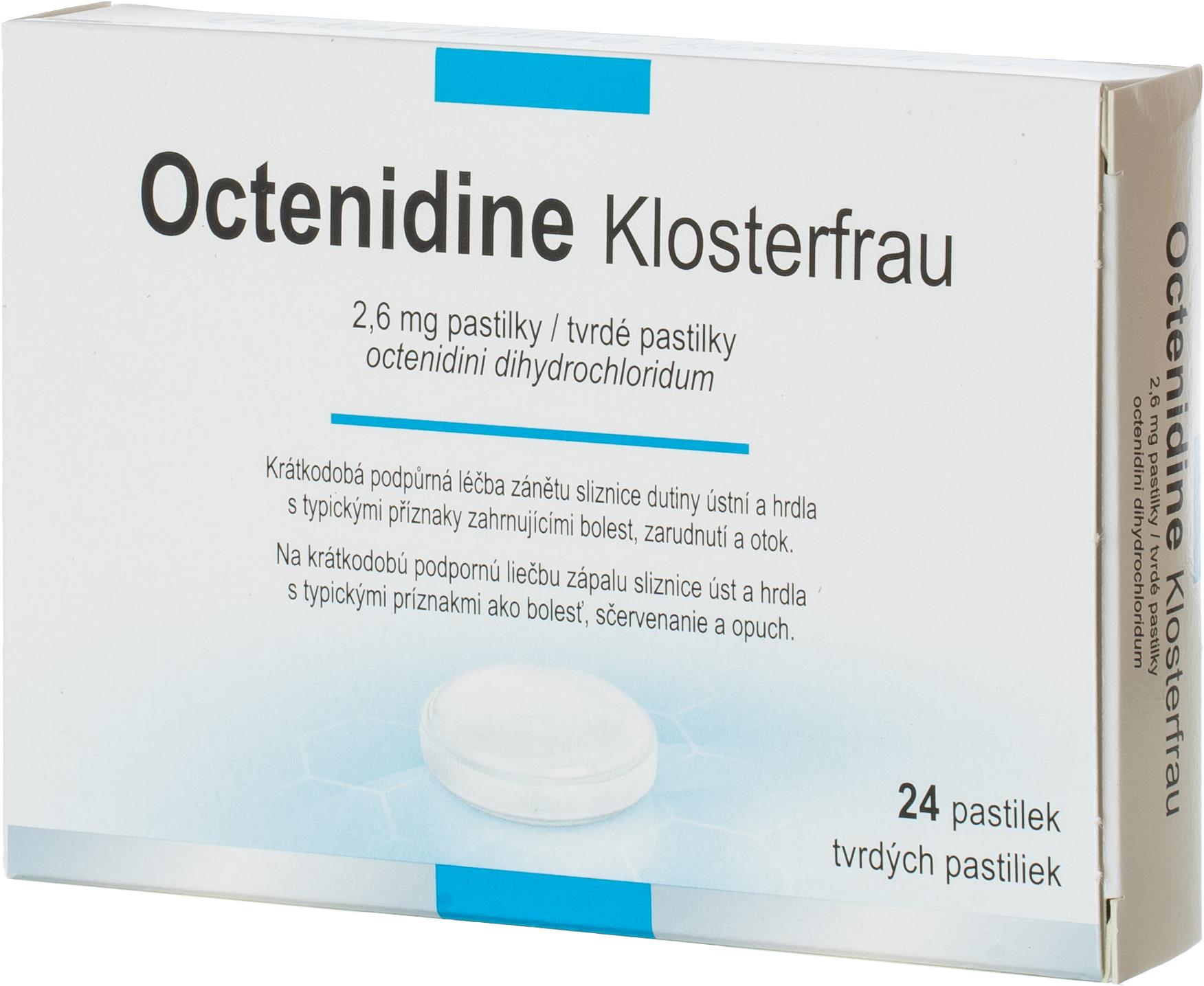 Octenidine Klosterfrau 2,6 mg 24 pastilek