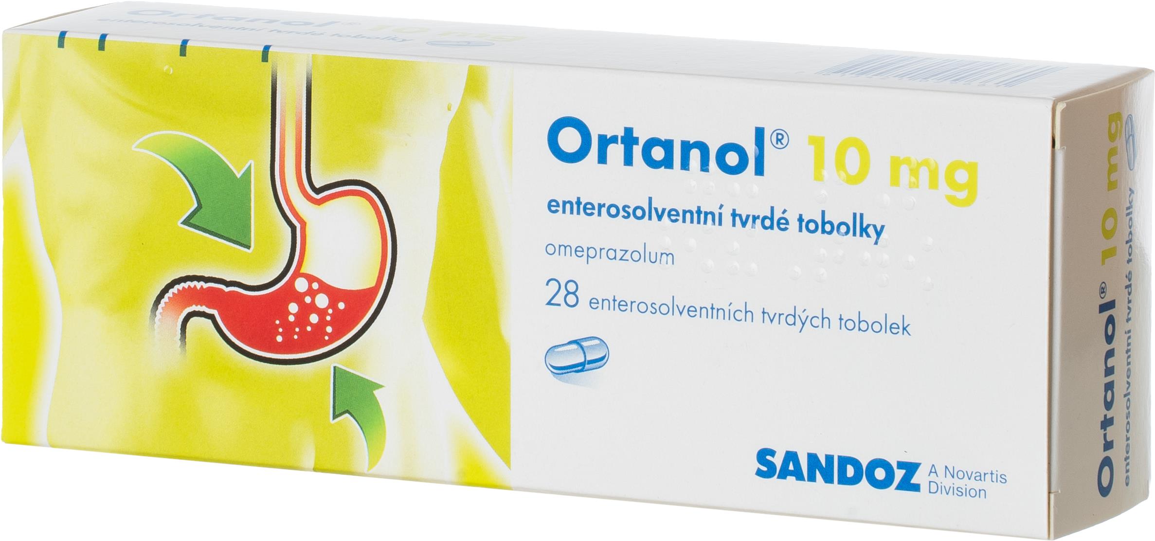 Ortanol 10 mg 28 enterosolventních kapslí