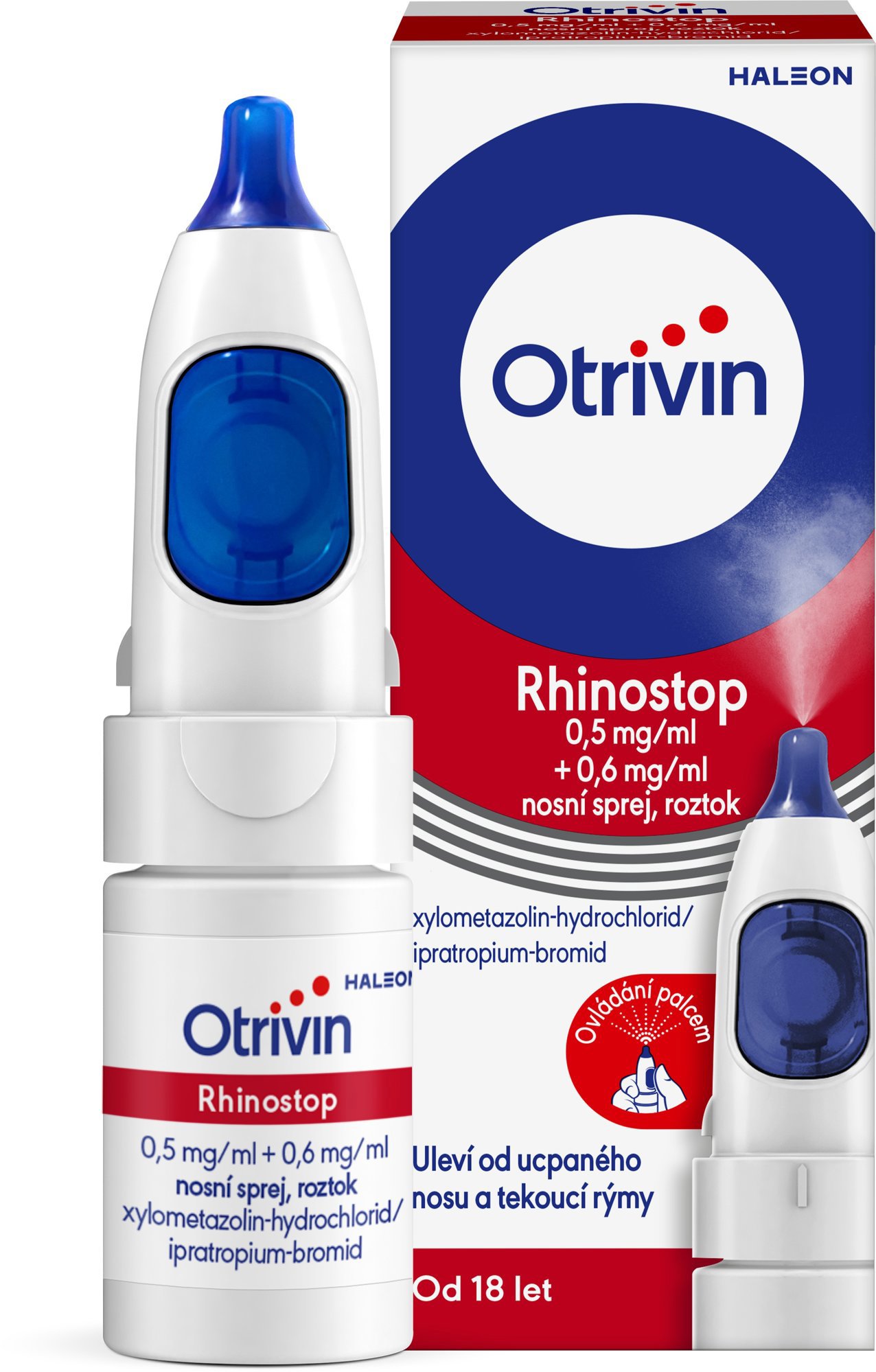 Otrivin Rhinostop nosní sprej při léčbě ucpaného nosu 10 ml