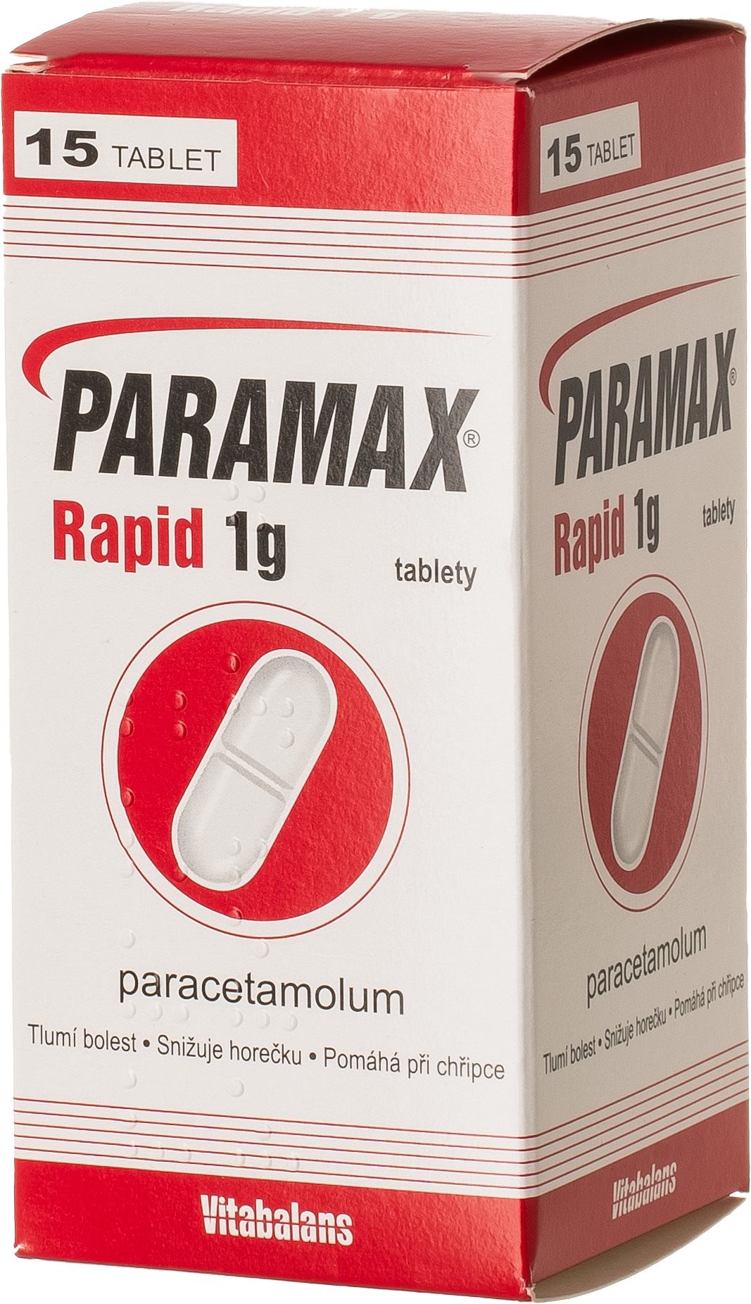 Paramax Rapid 1 g k vnitřnímu užití 15 tablet