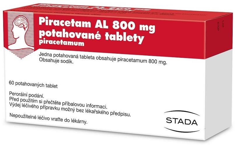 Piracetam AL 800 mg 60 potahovaných tablet