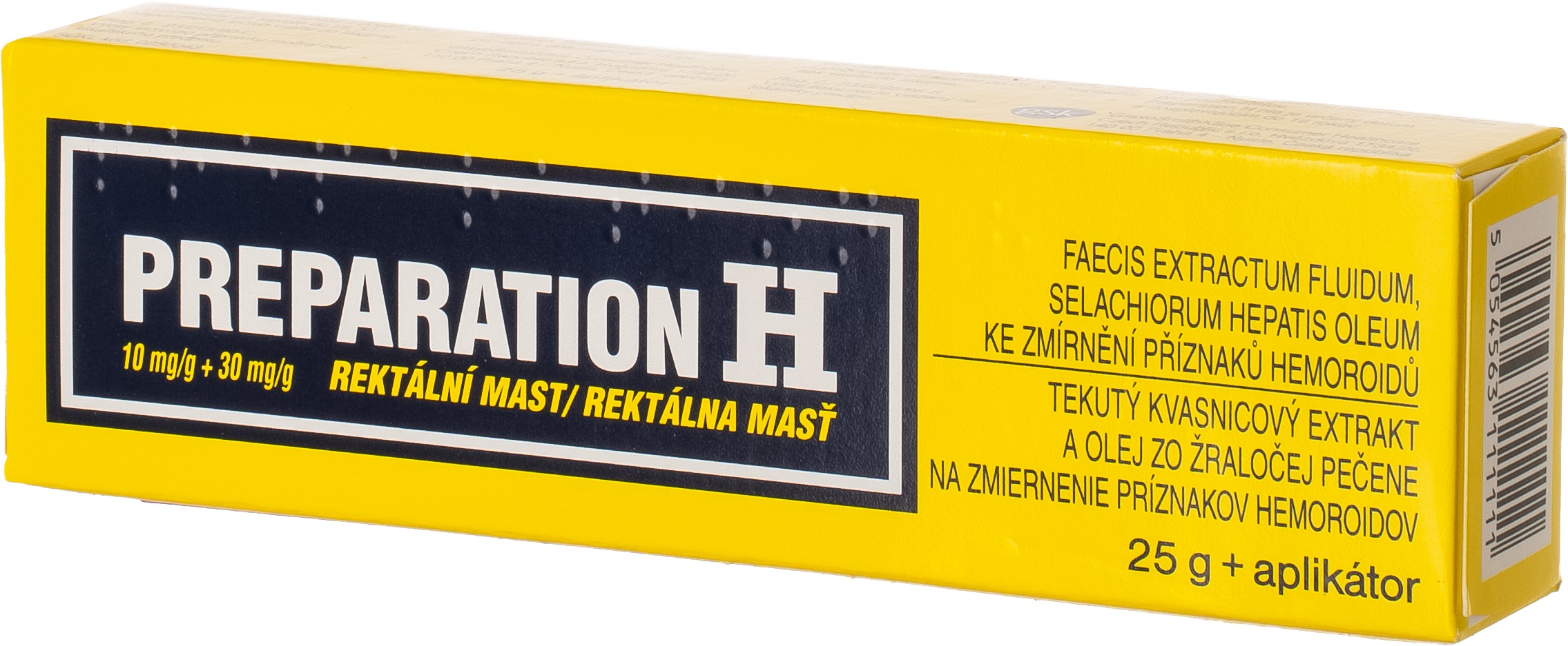 Preparation H rektální mast pro léčbu hemeroidů, 12 ks