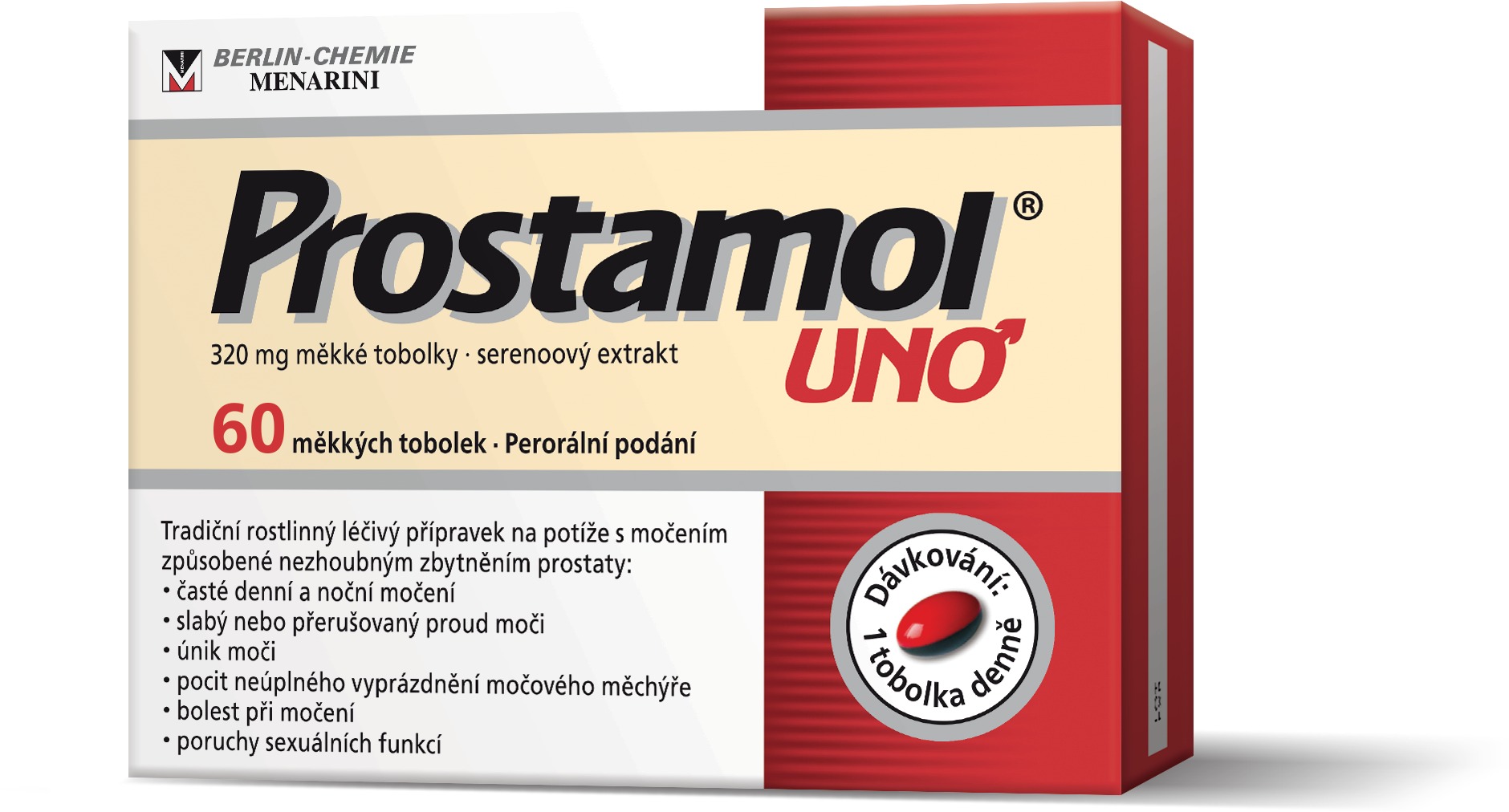 Prostamol uno 320 mg 60 měkkých tobolek