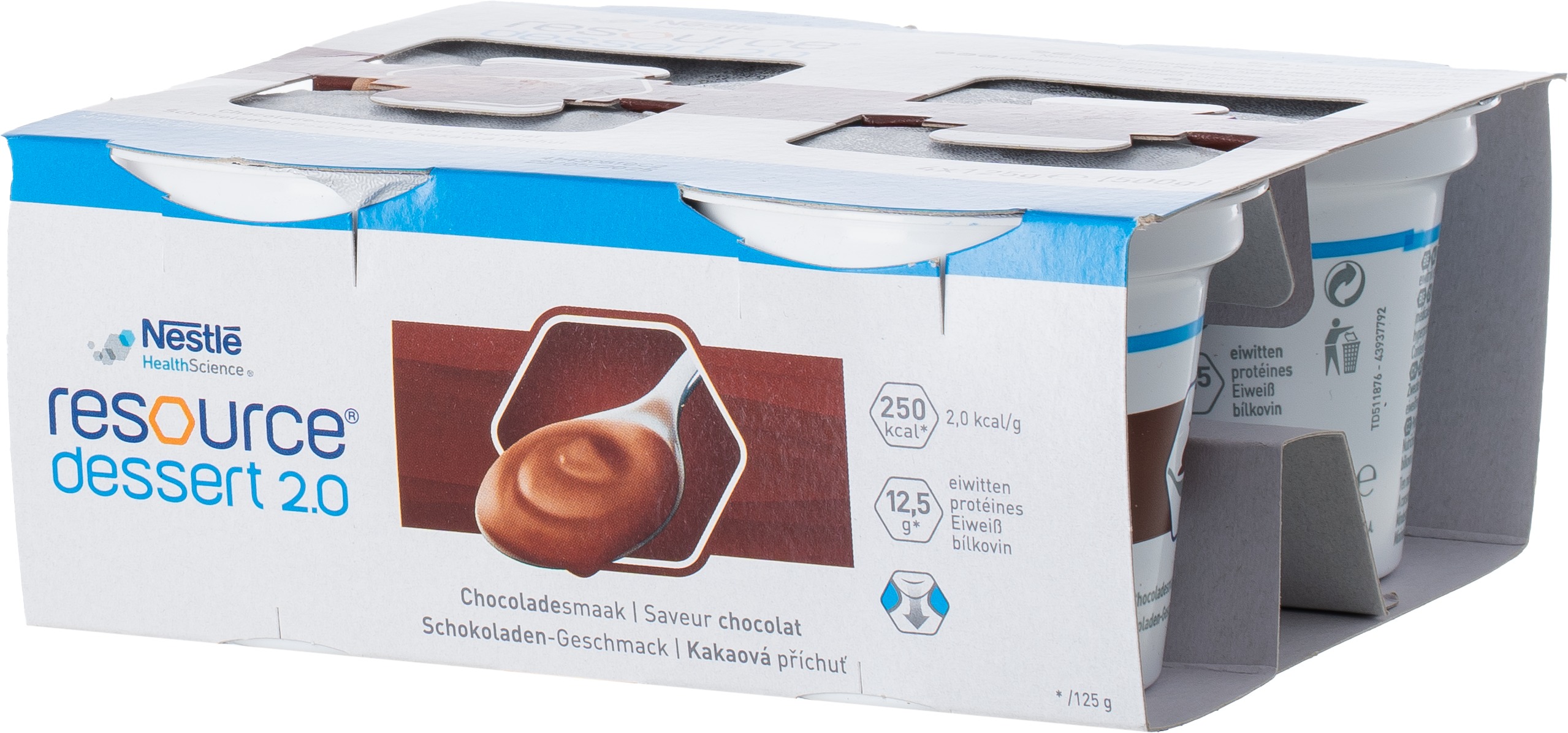 Resource Dessert 2.0 kakao 4 × 125 g
