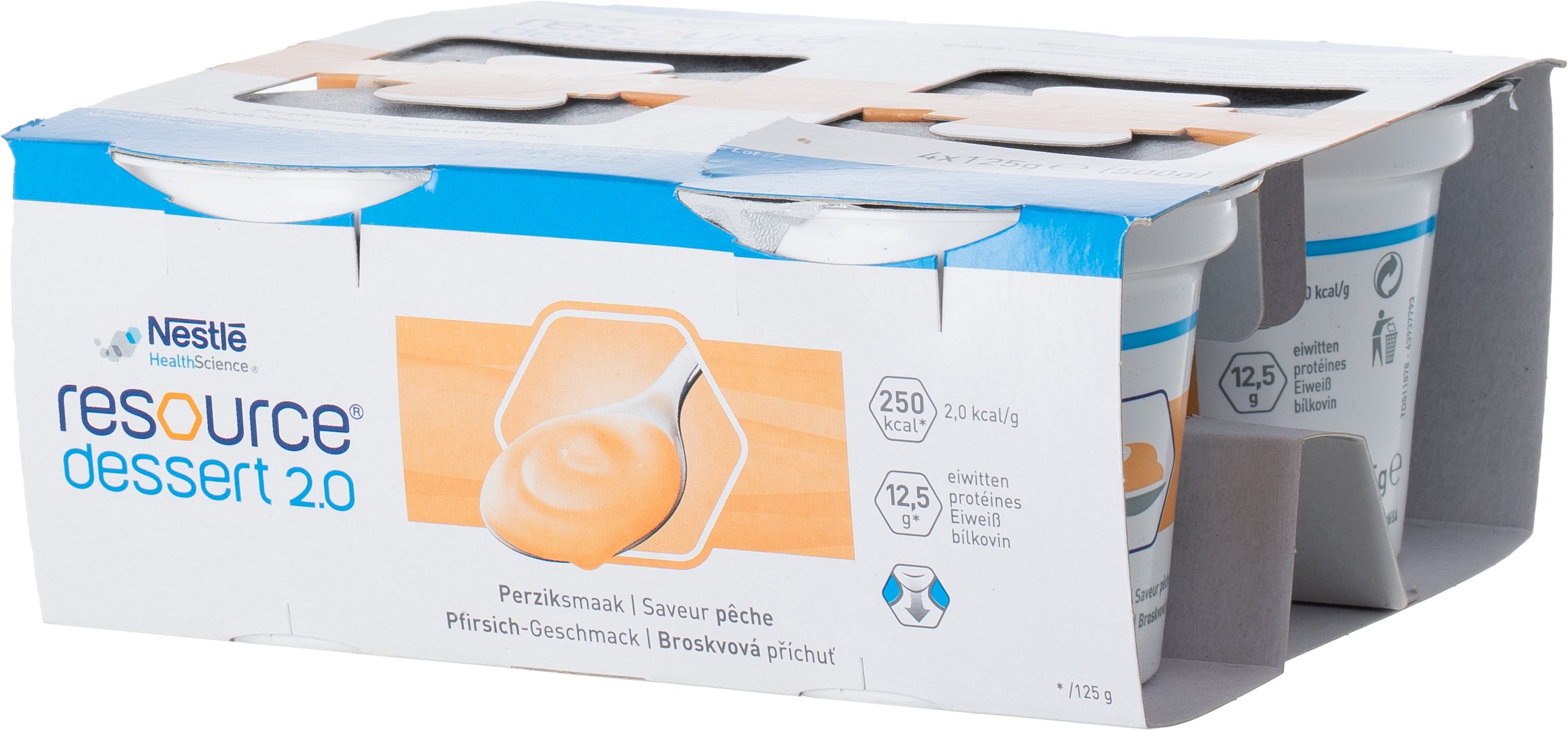 Resource Dessert 2.0 broskvový 4 × 125 g