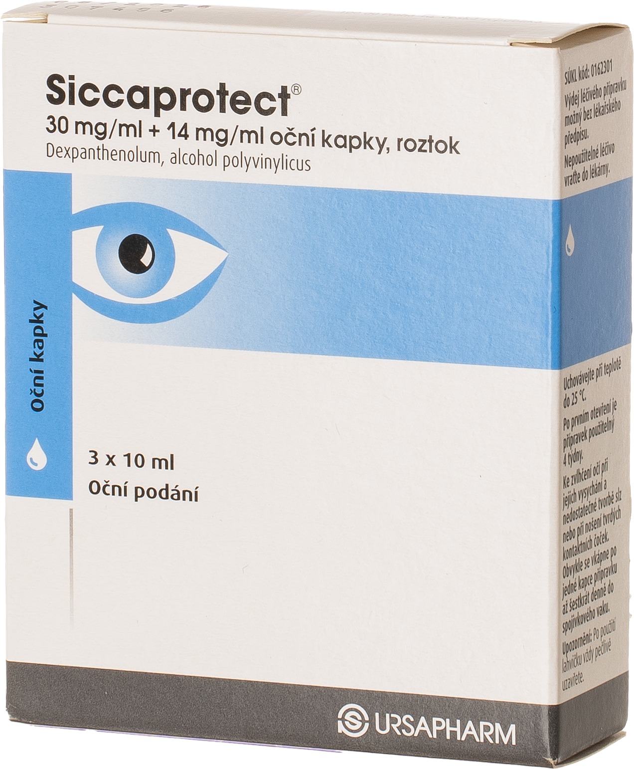 Siccaprotect oční kapky 3 × 10 ml